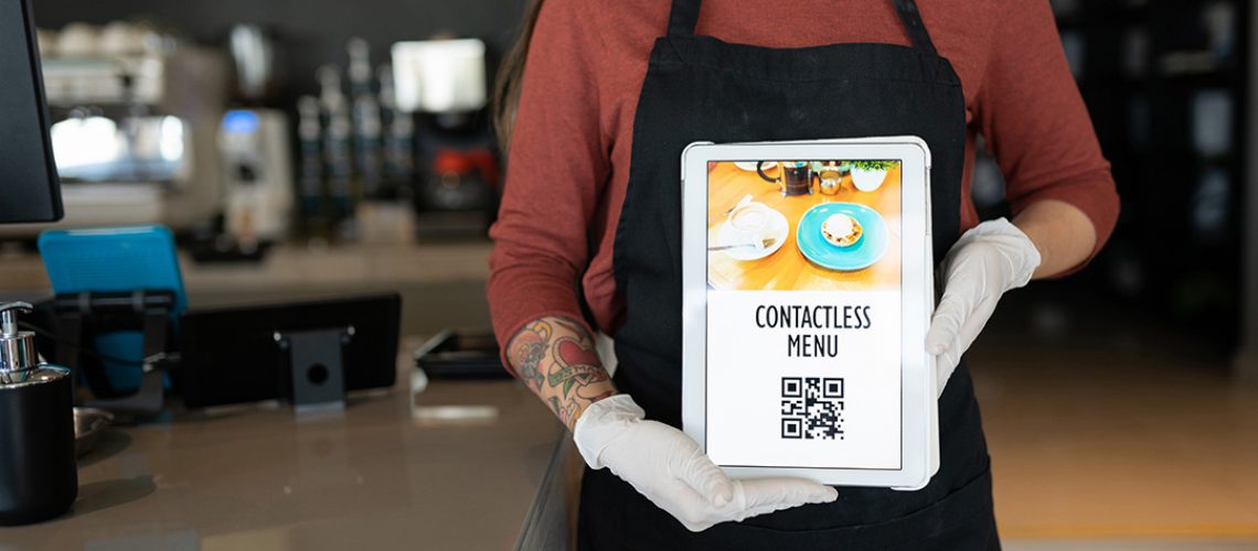 contactless menu